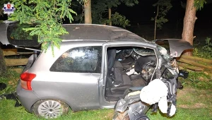 Z kierującą toyotą 52-latką podróżował 67-letni mężczyzna