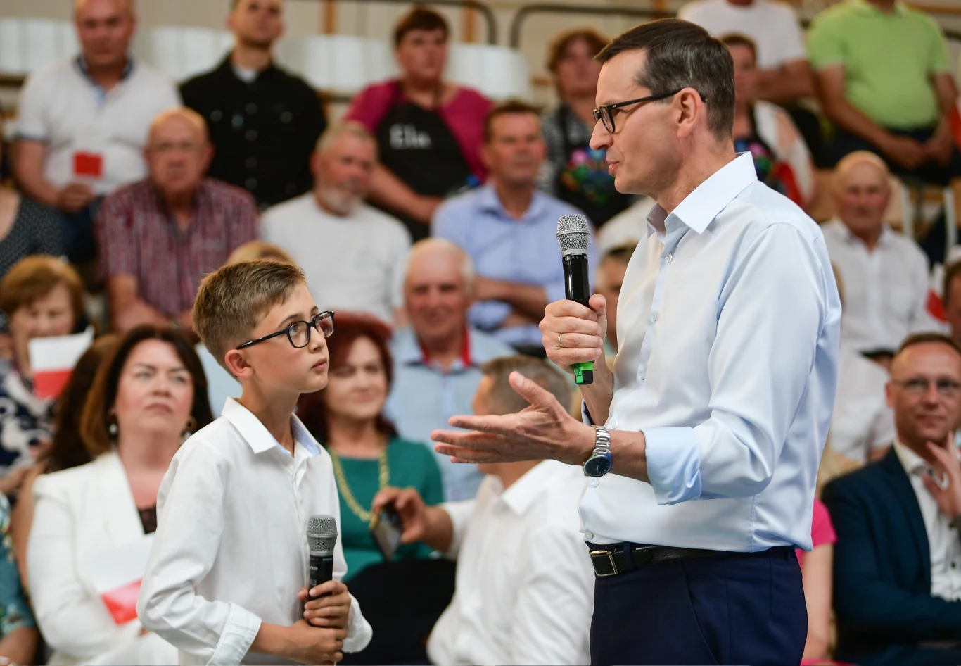 Mały Dawid zadał pytanie premierowi o program PiS dla dzieci