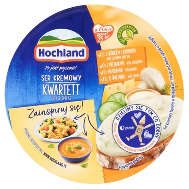 Hochland Ser kremowy kwartett 180 g - 2