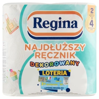 Regina Najdłuższy Ręcznik uniwersalny dekorowany 2 rolki - 1