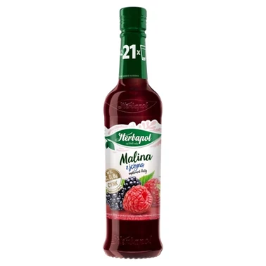 Herbapol Suplement diety malina z jeżyną 420 ml - 0