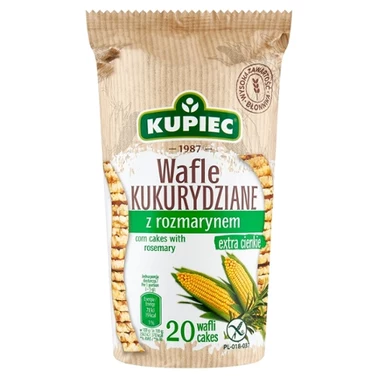 Kupiec Wafle kukurydziane z rozmarynem 105 g - 1