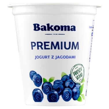 Bakoma Premium Jogurt z jagodami 140 g - 1