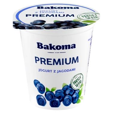 Bakoma Premium Jogurt z jagodami 140 g - 0