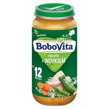 BoboVita Risotto z indykiem po 12 miesiącu 250 g - 0