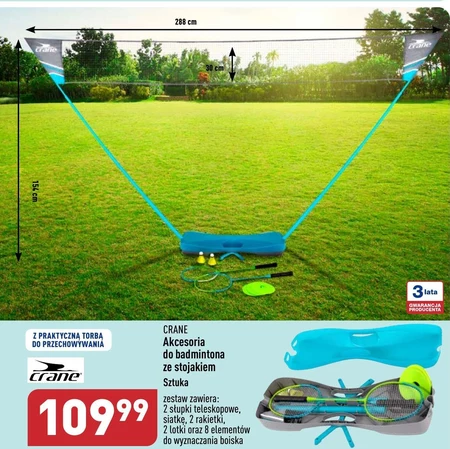 Zestaw do badmintona Crane