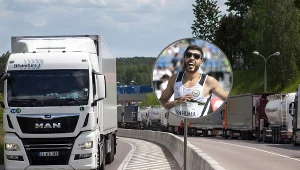 Tiry na polskiej granicy. W kółku Maher Ben Hlima