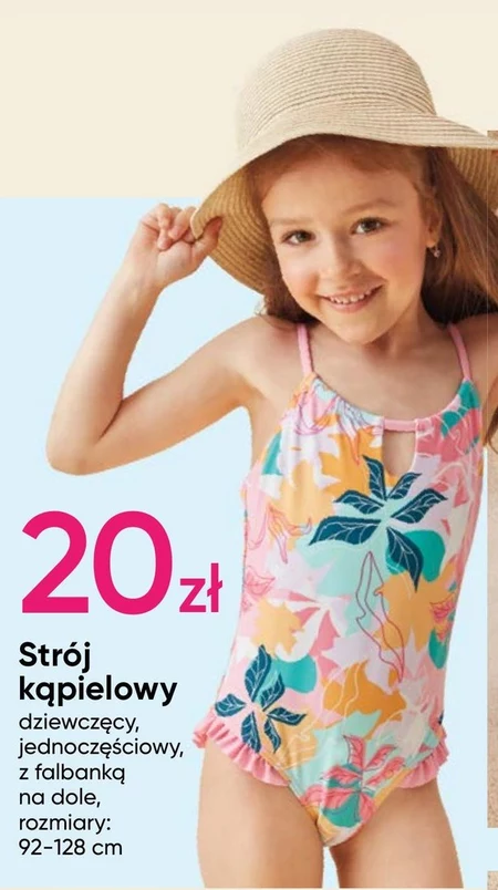 Strój kąpielowy dziewczęcy