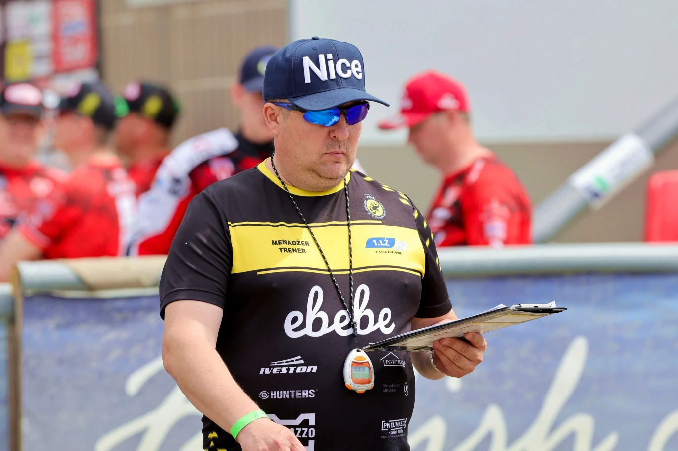 Tomasz Bajerski w roli trenera PSŻ Poznań. Tomasz Bajerski w roli trenera PSŻ Poznań.