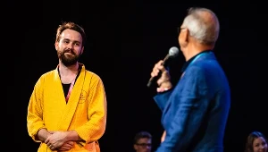 Aleksander Pietrzak podczas ubiegłorocznej edycji Big Festiwalowski