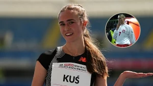 Anastazja Kuś. W ramce Marcin Kuś