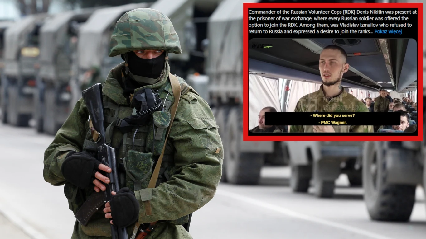 Ukraińską armię zasilą dezerterzy z Grupy Wagnera. Rosyjski Korpus Ochotniczy ma taki plan Ukraińską armię zasilą dezerterzy z Grupy Wagnera. Rosyjski Korpus Ochotniczy ma taki plan