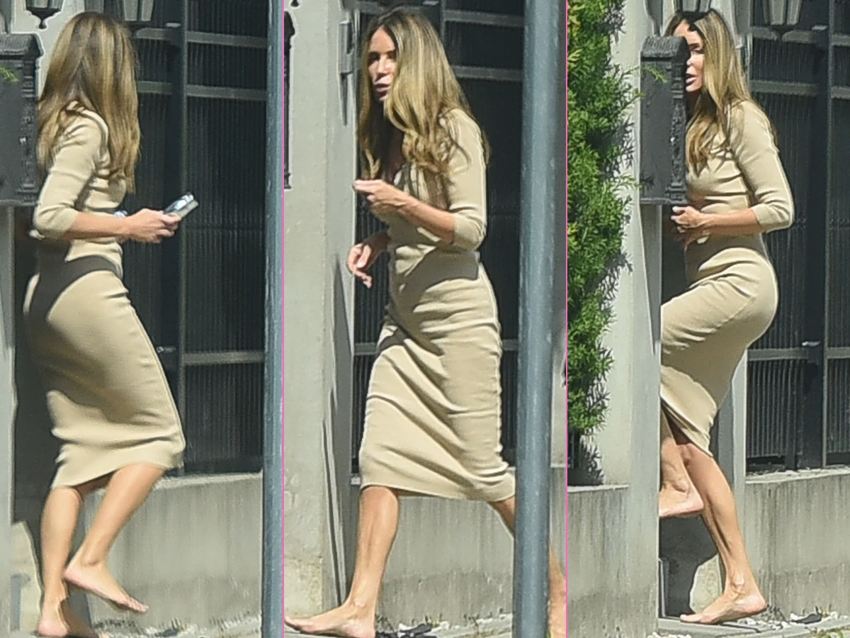 Małgorzata Rozenek boso. Uziemia się w betonowej Warszawie? Małgorzata Rozenek boso. Uziemia się w betonowej Warszawie?