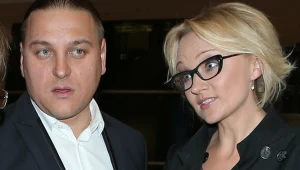 Edyta Golec z mężem