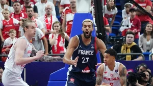 Aleksander Balcerowski w meczu Polski z Francją