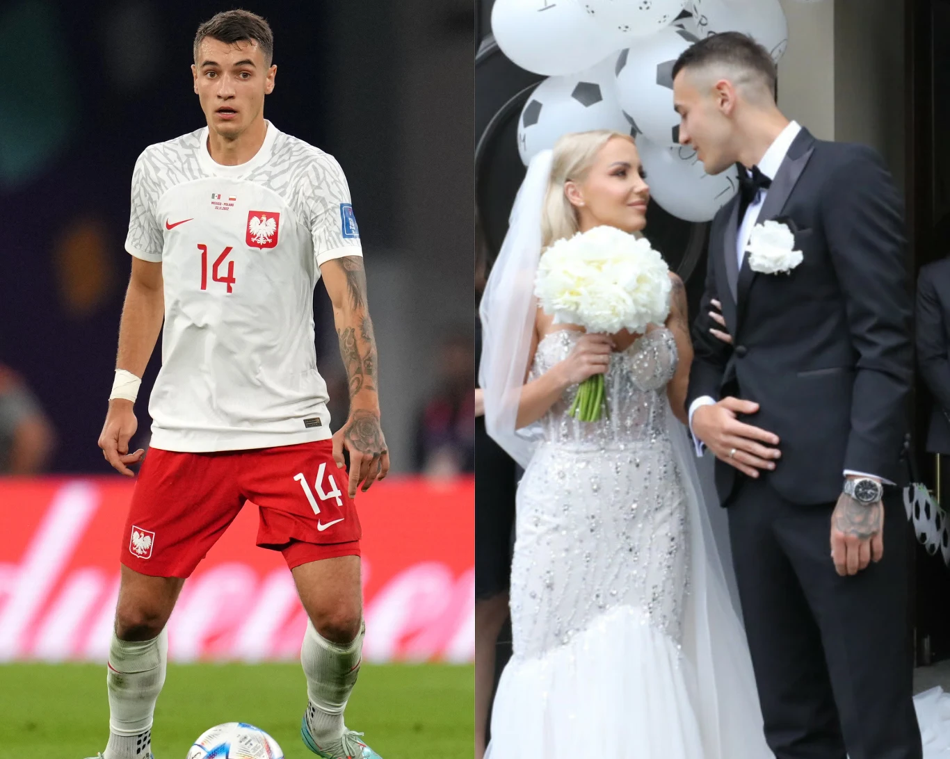 Jakub Kiwior wziął ślub ze swoją ukochaną Jakub Kiwior wziął ślub ze swoją ukochaną