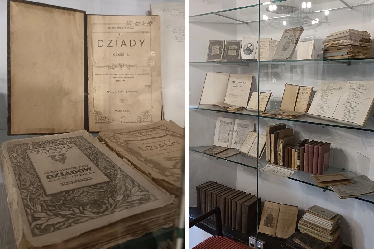 Na Placu Ratuszowym znajduje się niewielkie muzeum Adama Mickiewicza Na Placu Ratuszowym znajduje się niewielkie muzeum Adama Mickiewicza