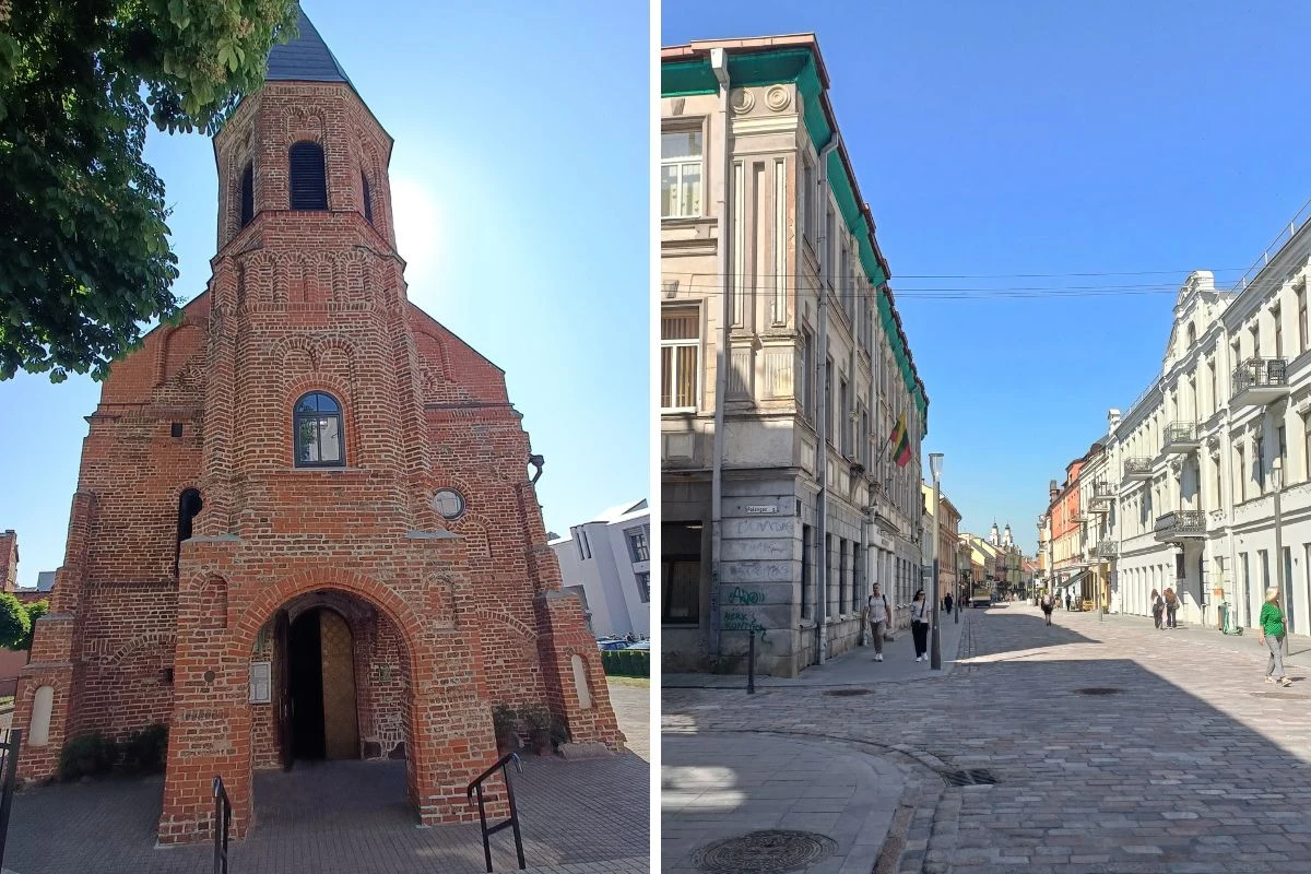 Najstarsza w mieście ulica Vilniaus doprowadzi nas do kościoła św. Gertrudy Najstarsza w mieście ulica Vilniaus doprowadzi nas do kościoła św. Gertrudy