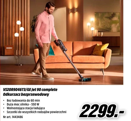 Odkurzacz bezprzewodowy Samsung