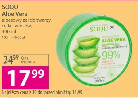 Żel do mycia twarzy Aloe Vera