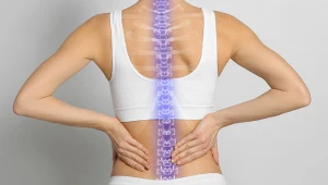 Wysypka na skórze i bóle żołądka. To objawy, które mogą pochodzić z kręgosłupa