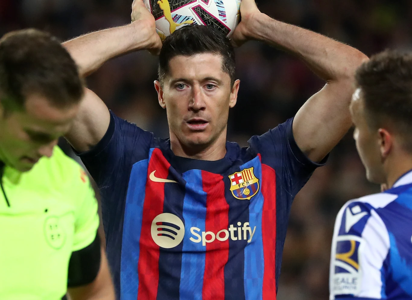 Robert Lewandowski w barwach FC Barcelona Robert Lewandowski w barwach FC Barcelona