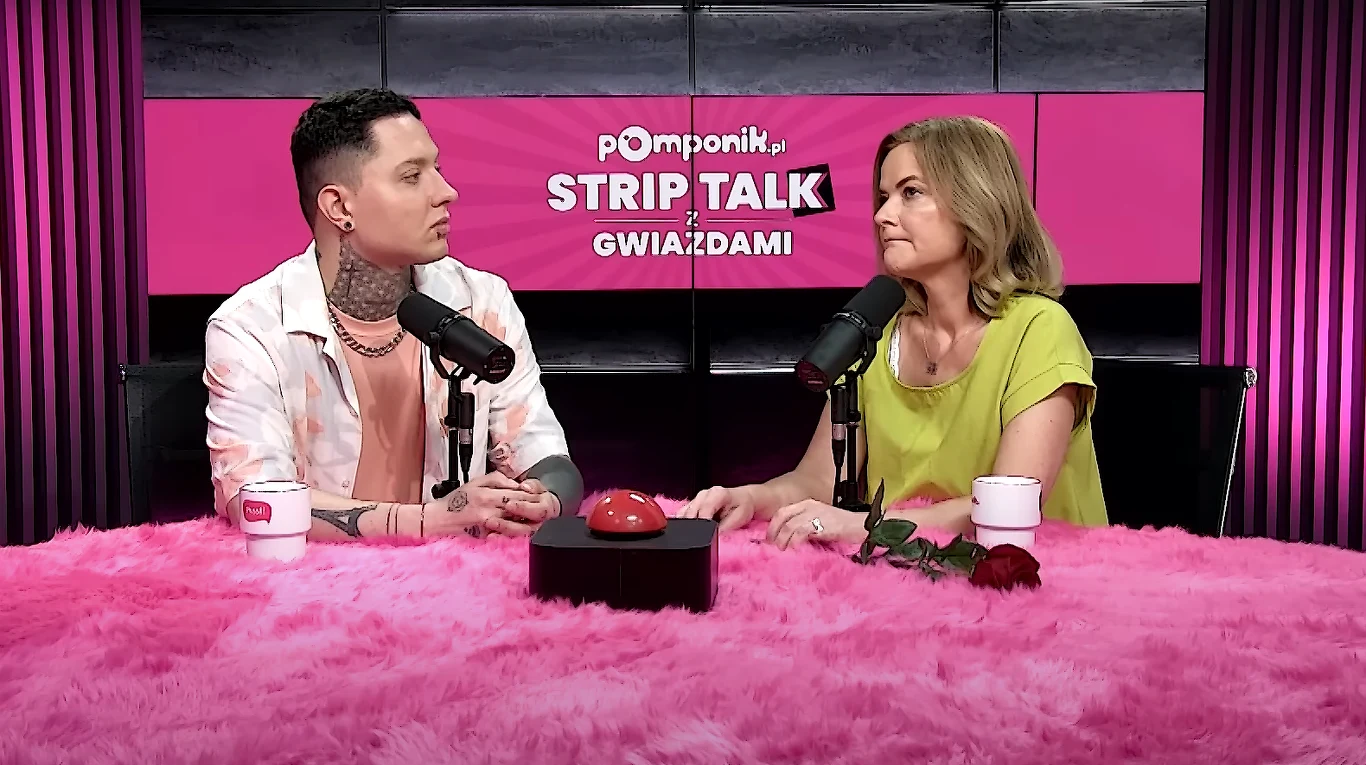 Monika Richardson w rozmowie z Pomponikiem Monika Richardson w rozmowie z Pomponikiem