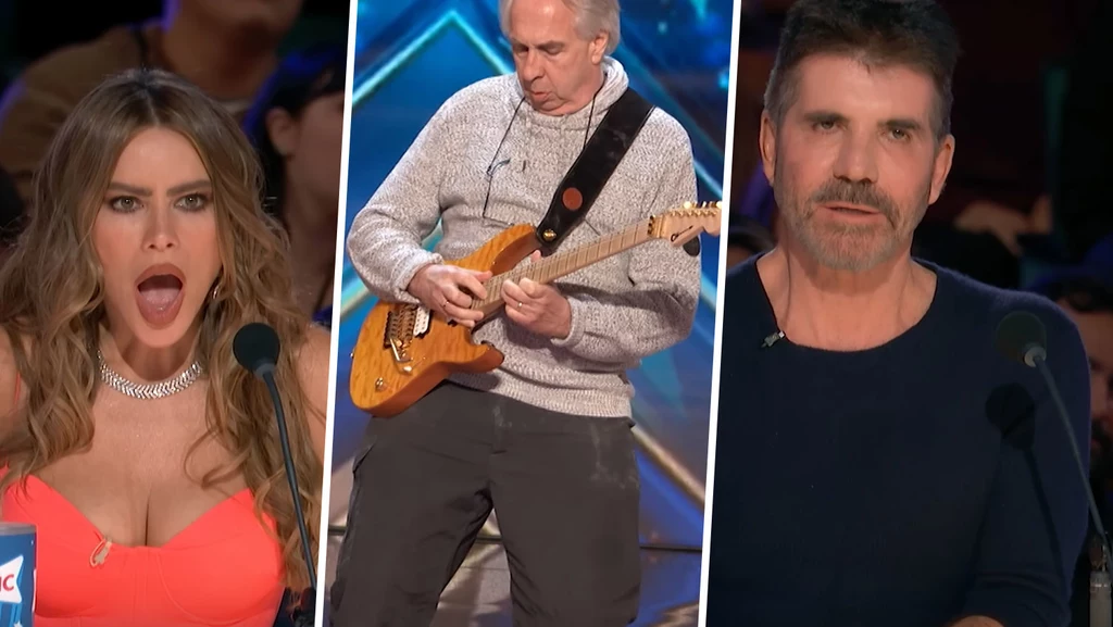 Sofia Vergara i Simon Cowell nie mogli uwierzyć w to, co działo się na scenei podczas występu 59-latka w "Mam talent"