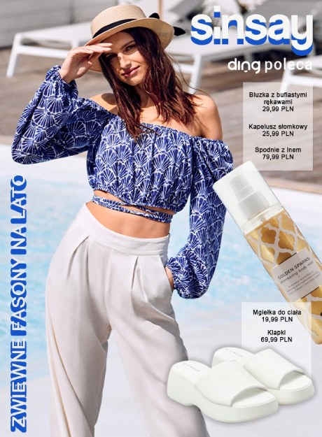 Zwiewne fasony na lato w Sinsay - Ding Poleca Czerwiec 2023