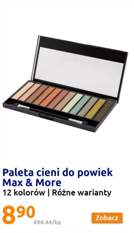 Paleta cieni Max & More