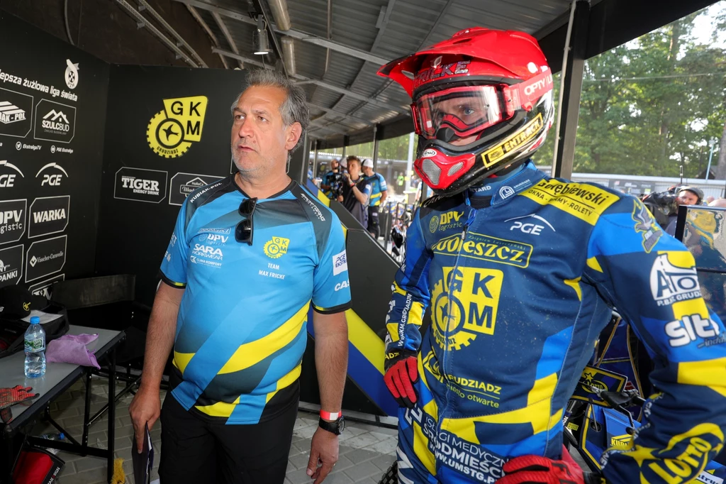 Tomasz Gaszyński z Maxem Fricke. Tomasz Gaszyński z Maxem Fricke.