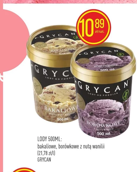 Grycan Lody orzech włoski 500 ml