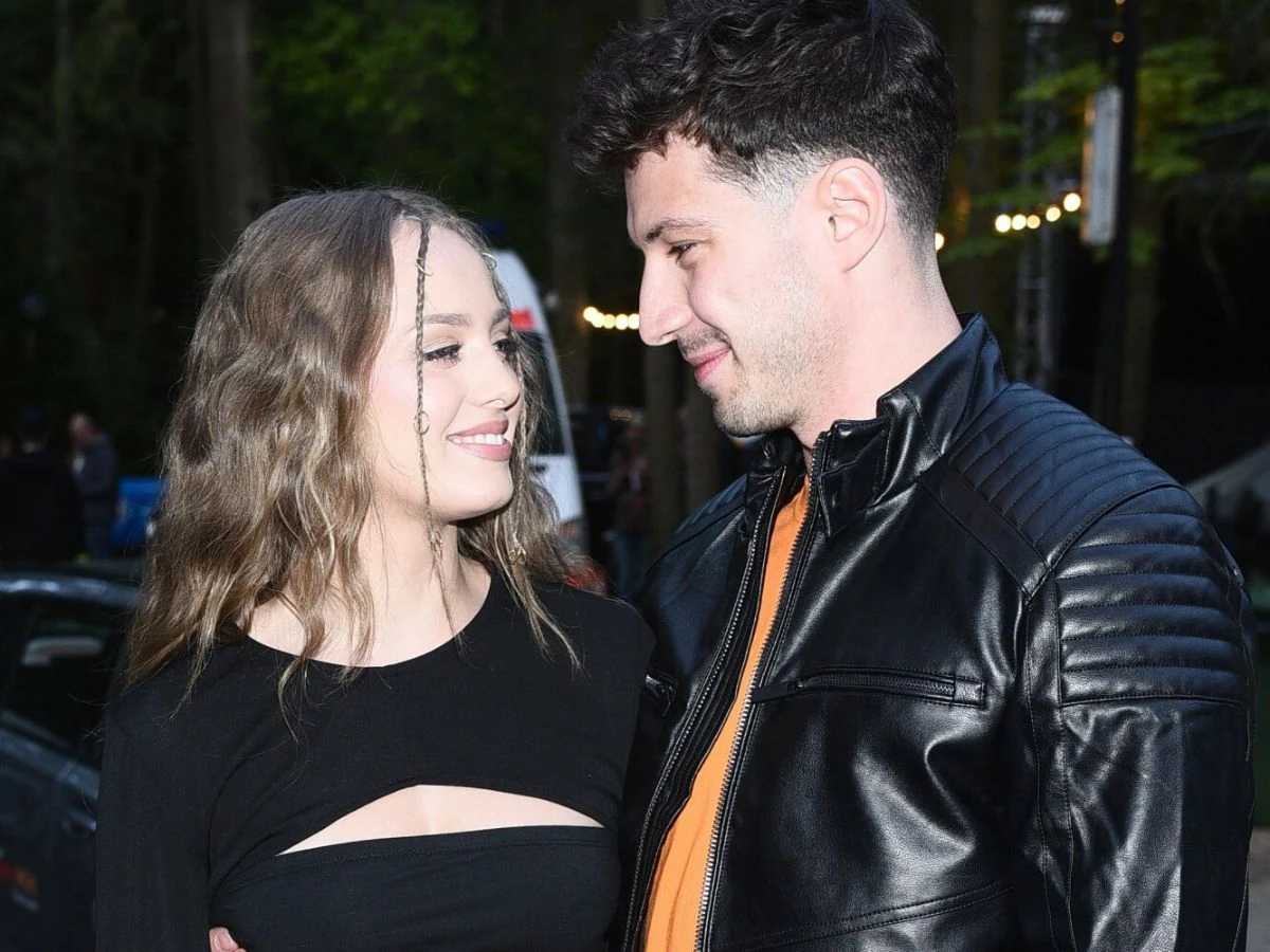 Gąsiewska z partnerem Gąsiewska z partnerem