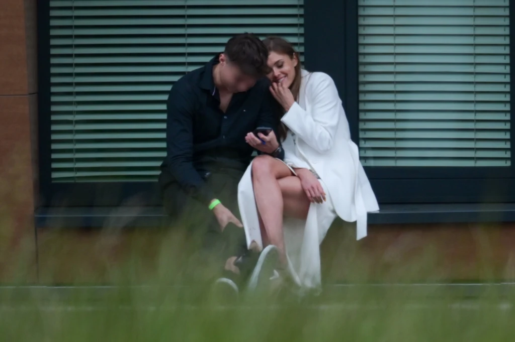 Joanna Opozda wtulała się w Jana  Joanna Opozda wtulała się w Jana