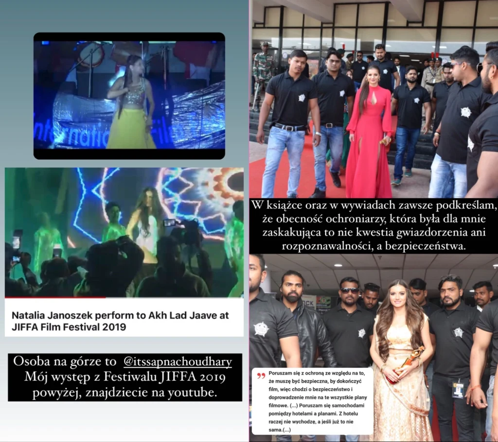 Instastory Natalii Janoszek Instastory Natalii Janoszek