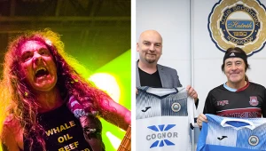 Niezwykły mecz w Krakowie, ale niespodzianka. Na boisku... legenda muzyki