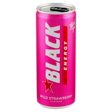 Black Energy Wild Strawberry Gazowany napój energetyzujący 250 ml - 0