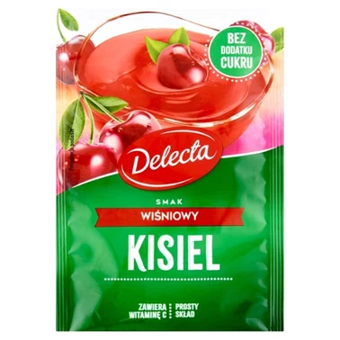 Delecta Kisiel smak wiśniowy 38 g - 1