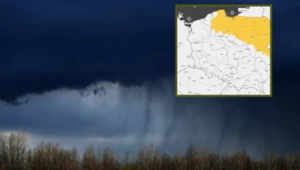 IMGW wydał ostrzeżenie przed burzami i gradem