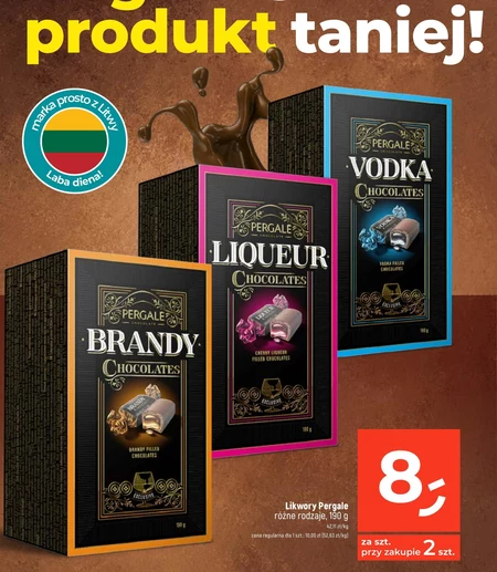 Czekoladki Pergale