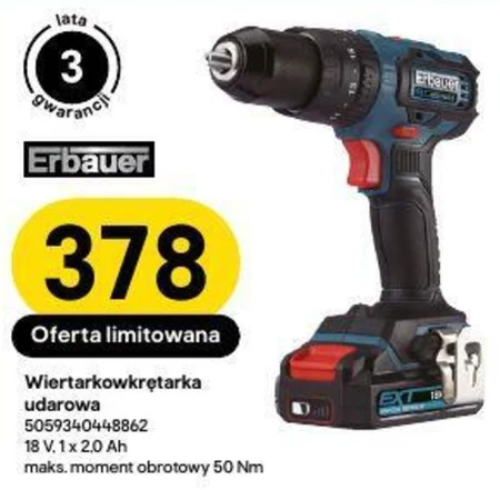 Wiertarko-wkrętarka Erbauer