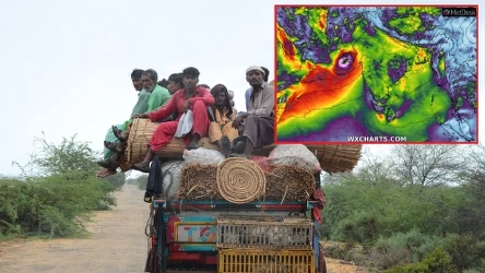 Indie i Pakistan ewakuowały dziesiątki ludzi z terenów zagrożonych uderzeniem cyklonu Biparjoy