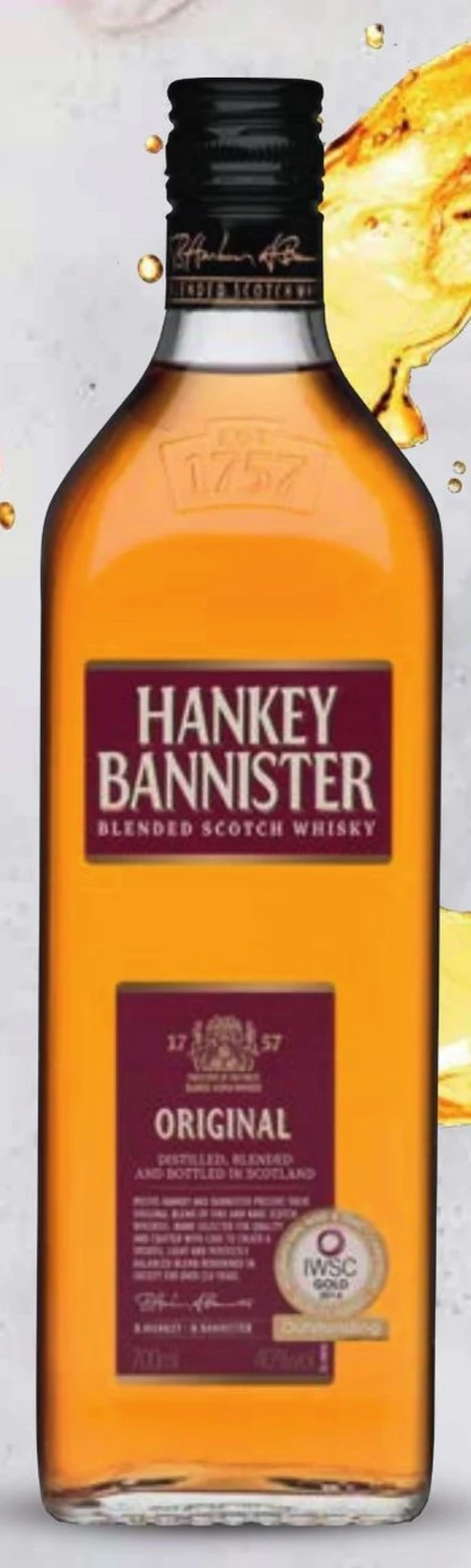 Whisky Hankey Bannister