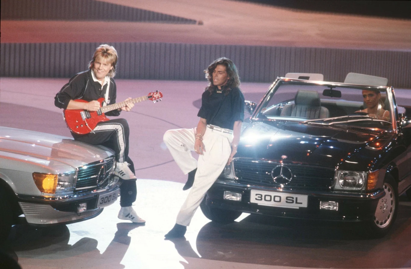 Zespół Modern Talking. Od lewej Dieter Bohlen i Thomas Anders