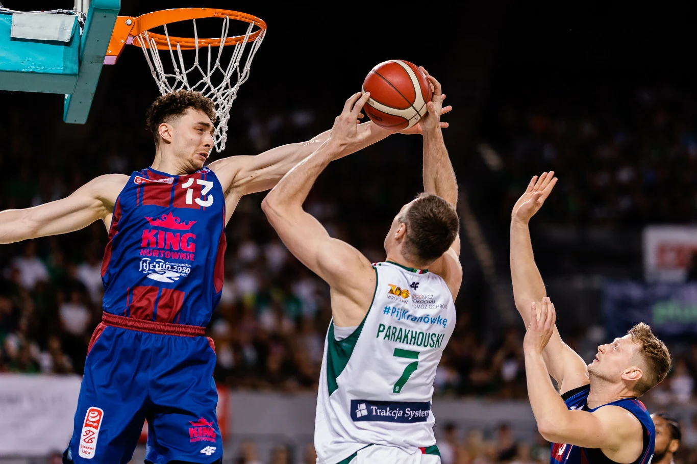 KING Wilki Morskie Szczecin - WKS Śląssk Wrocław - Kacper Borowski i Artsiom Parakhouski KING Wilki Morskie Szczecin - WKS Śląssk Wrocław - Kacper Borowski i Artsiom Parakhouski