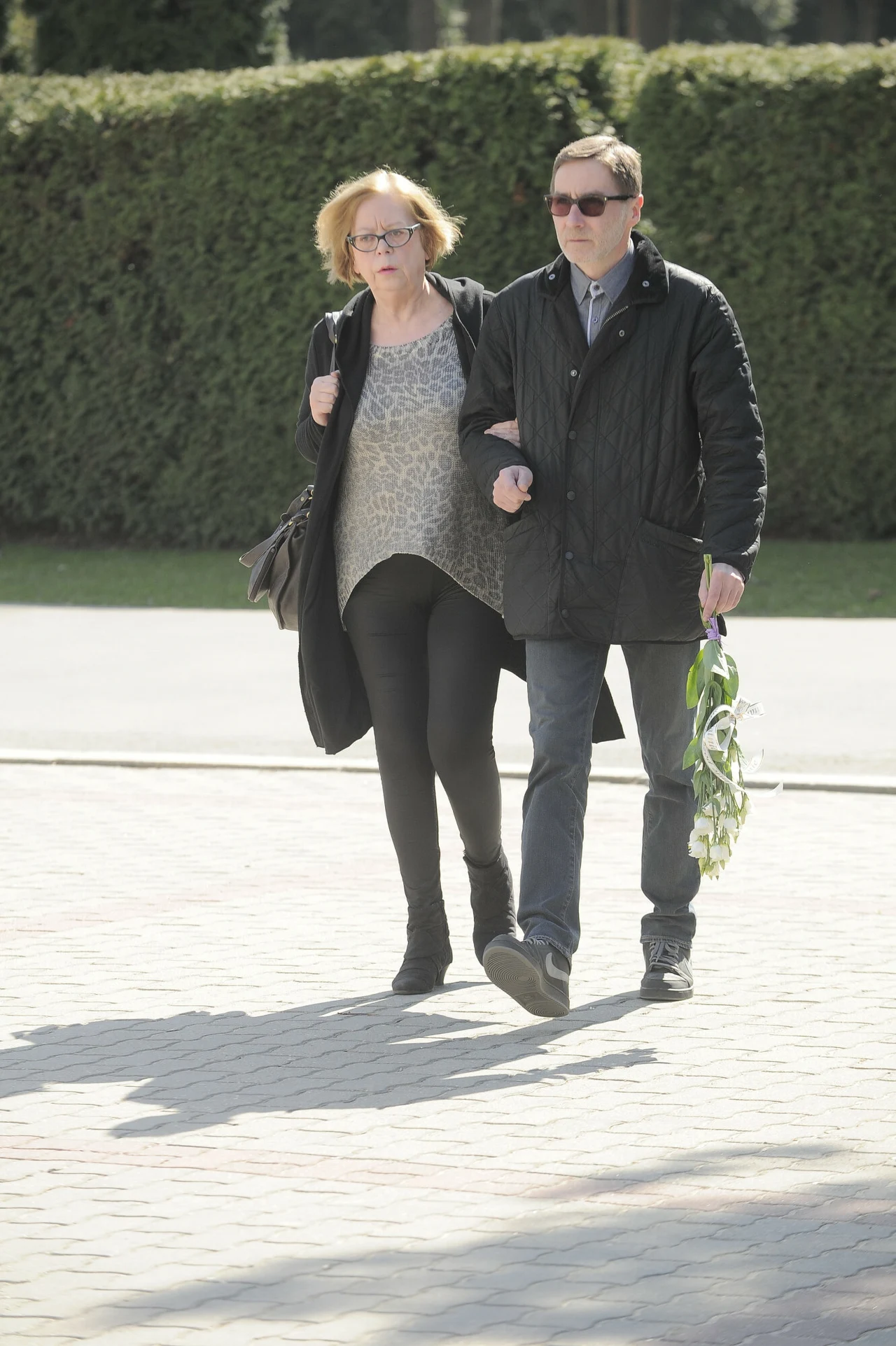 Elżbieta Zapendowska z partnerem