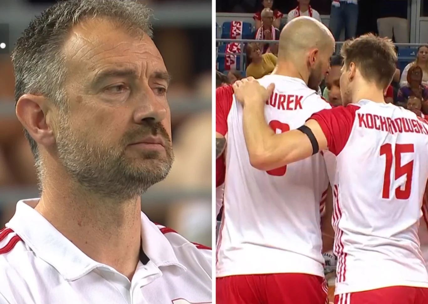 Reprezentacja Polski w siatkówce. Na zdjęicu Nikola Grbić, Bartosz Kurek oraz Jakub Kochanowski Reprezentacja Polski w siatkówce. Na zdjęicu Nikola Grbić, Bartosz Kurek oraz Jakub Kochanowski