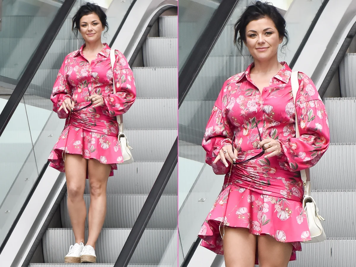 Katarzyna Cichopek wychodzi z TVP. Wygląda jak chinka czikulinka?