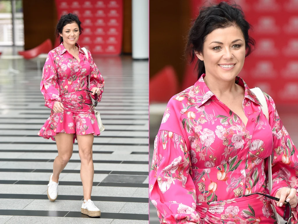 Katarzyna Cichopek wychodzi z TVP. Wygląda jak chinka czikulinka? Katarzyna Cichopek wychodzi z TVP. Wygląda jak chinka czikulinka?