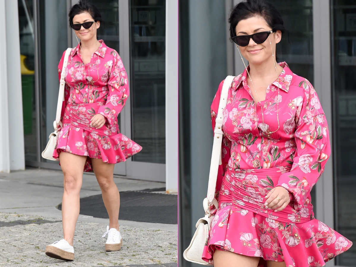 Katarzyna Cichopek wychodzi z TVP. Wygląda jak chinka czikulinka?